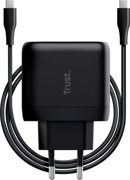 Ładowarka sieciowa Maxo Charger 65W USB-C Black (TR24817)