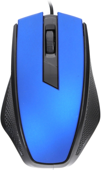 Миша Omega OM-08 USB Black/Blue (5907595455299)