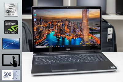 Ноутбук Dell Precision 7550 i7-10850H 16RAM 1TbSSD RTX4000 FHD IPS Сенсорний 15,6" Б/В