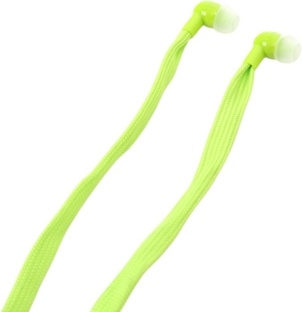 Słuchawki Freestyle Shoelace In-Ear Earphones + Mic Green (FH2112G)