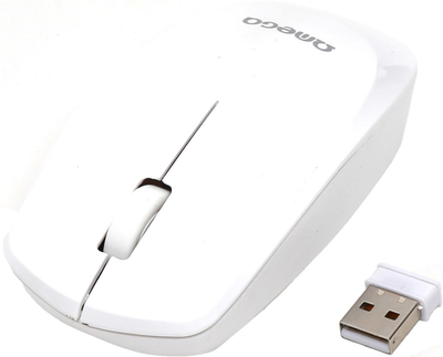 Миша Omega OM229 Wireless White (5907595458658)