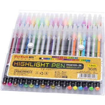 Гелевые ручки цветные Набор 36 цветов "Highlight Pen"