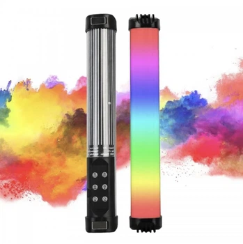 RGB световой стик RL30SL 30 см с белый + цветной свет, магнитное и штативное крепление, реакция на музыку