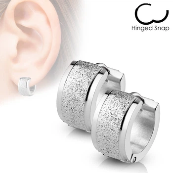 Серьги из стали "Лунная дорожка" от Spikes SE7080-7
