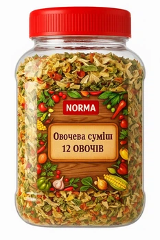 Овощная смесь 12 овощей Norma 200 г (482022341243)