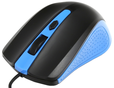 Миша Omega OM-05BL USB Black/Blue (5907595417877)