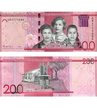 Банкнота Доминиканская республика 200 песо 2023 год UNC
