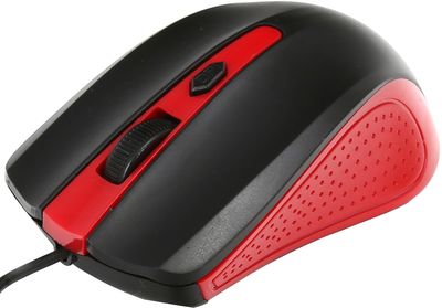Миша Omega OM-05BL USB Black/Red (5907595417907)