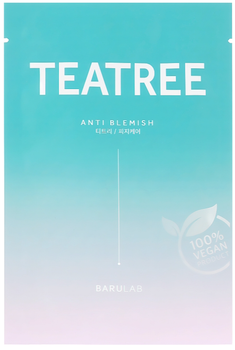 Maseczka w płachcie Barulab The Clean Vegan Tea Tree 23 g (8809420800465)