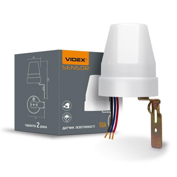 Фотореле 10А IP44 VIDEX VL-SN02