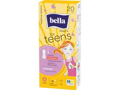 Прокладки щоденні BELLA 20шт Bella for Teens: Energy normal mixform