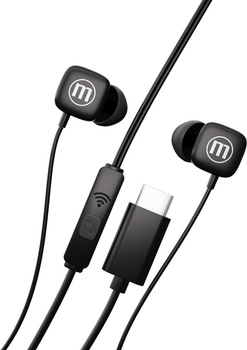 Навушники Maxell Square+ USB-C Black (MXSSQB)