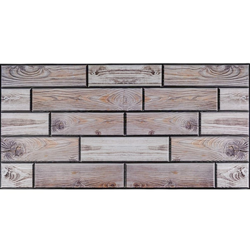 Декоративная панель ПВХ 960*480*4мм SW-00000582 Sticker Wall Коричневый со светло-коричневым