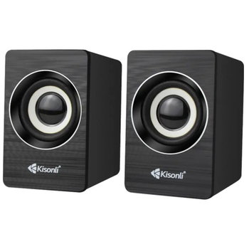 Акустика колонки для компьютера KISONLI A-707 2x3W Черный