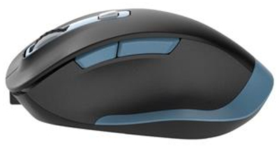 Миша Omega Wireless Rechergeable USB-C Black-Blue (OMC526RWBL)