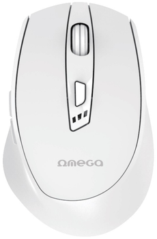 Миша Omega Wireless Rechergeable USB-C White (OMC529RWW)