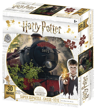 Puzzle Prime 3D Harry Potter Ekspres do Hogwartu 500 elementów (THE-2005645) (670889325060)