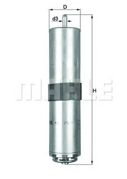 Топливный фильтр Knecht/MAHLE (KL763D)