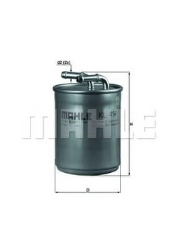 Топливный фильтр Knecht/MAHLE (KL494)