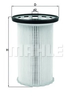 Фильтр топливный Knecht KX342 MAHLE (KX342)
