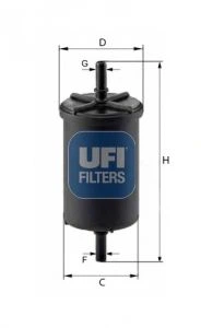 Паливний фільтр UFI (31.948.00)