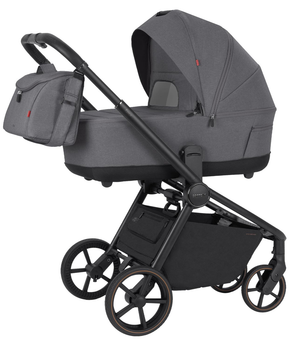 Коляска универсальная 3в1 CARRELLO Epica CRL-8511 Iron Grey Серая