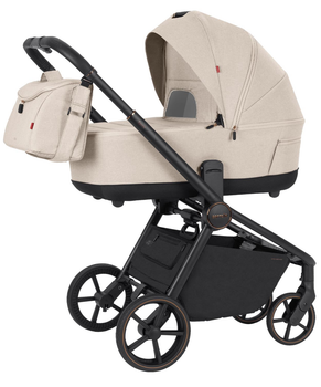 Коляска универсальная 3в1 CARRELLO Epica CRL-8511 Almond Beige Бежевая