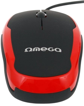Mysz Omega OM-072 3D USB Black/Red (OM072UR)