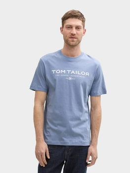 Футболка Tom Tailor Printed T-shirt L Синій 1045773-37533
