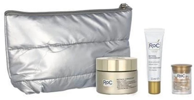 Zestaw do pielęgnacji twarzy Roc Retinol Correxion Line przeciwzmarszczkowy wygładzający Krem Max Hydration nawilżający 50 ml + Krem pod oczy 15 ml + Serum na noć w kapsułkach 10.5 ml (6095948858862)
