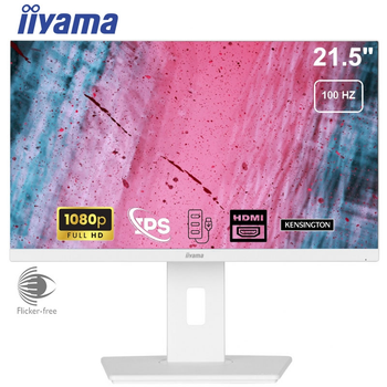 Монитор iiyama XUB2292HSU-W6 безрамочный IPS 1920x1080 Full HD 21.5" / 4W