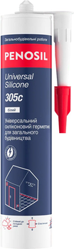 Універсальний кислотний силіконовий герметик Penosil Universal Silicone 305c 280 мл Білий (H4834)