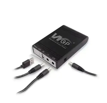 Бесперебойник для роутера 5в/9в/12в. ИБП. Mini UPS, PowerBank на 10400mAh.