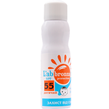 Эмульсия детская L`abbronzato защита от солнца SPF-55 спрей 200 мл 11869