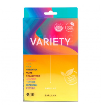 Zestaw maseczek w płachcie Barulab Vegan Variety Mask 10 x 23 g (8809420800755)
