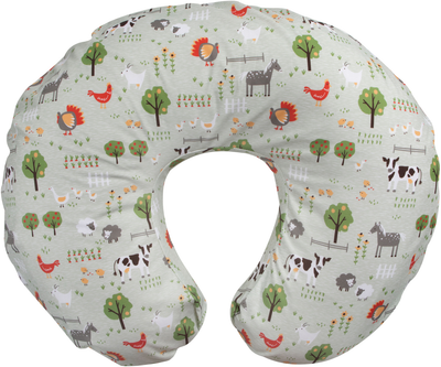 Подушка для годування Chicco Boppy Холофайбер 53х40 см Зелена (8058664176618)