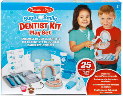 Медичний ігровий набір Melissa & Doug Super Smile Dentist Kit Play (0000772086110) (955555910039286) - Уцінка