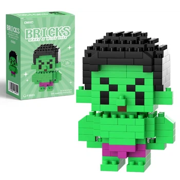 Конструктор фигурка BRICKS пиксели Халк 167 деталей F3023