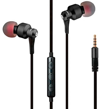 Дротові навушники-вкладиші Awei ES-50TY Hi-Fi Stereo Із мікрофоном Black