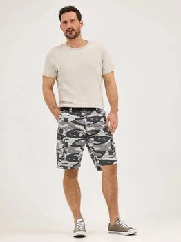 Шорты Lee Men's Legendary Wyoming Cargo Short LOOSE FIT (112364954) W34 Color: Graphite Camo Ripstop с ремнём