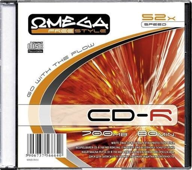 Dyski Omega CD-R 700 MB 52x Slim Case 1 szt (56113)