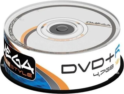 Dyski Omega Freestyle DVD+R 4.7 GB 16X Cake 50 szt (OMDF1650+)