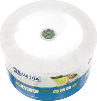 Dyski MyMedia by Verbatim CD-R 700 MB 52x Wide Printable Wrap 50 szt (VMMCP50S)