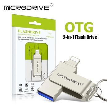 Флешка для айфона та комп'ютера на 128 GB USB-накопичувач USB 3.0 для Iphone флешка для Ipad