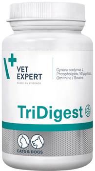 Suplement diety dla psów i kotów Vet Expert TriDigest dla zdrowia układu pokarmowego 40 tabletek (5902414200784)