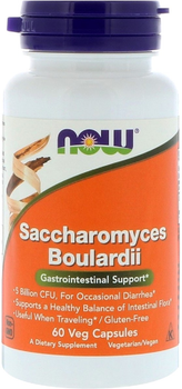 Сахароміцети Now Foods Буларді 60 капсул (733739029348)