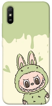 Чохол Labubu green для Xiaomi Redmi 9A