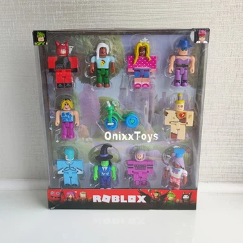 Игровой набор фигурки Roblox 10 героев с велосипедом фигурки Роблокс Подвижные руки и ноги (887803)