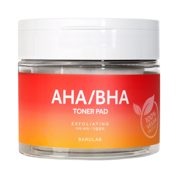 Płatki do twarzy Barulab The Clean Vegan tonizujące AHA/BHA 160 g (8809420801462)