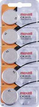 Baterie Maxell CR2025 5 szt (MXBCR2025)